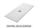 Receveur de douche, sur mesure : Largeur 100 à 200 cm x l. 70 à 100 cm. Bac à douche en résine Akrytan® anti glissant, finition ardoise, 10 couleurs, Livraison offerte et rapide